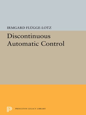 cover image of Discontinuous Automatic Control